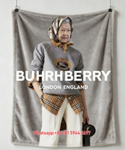 Burberry London Plaid Style Flannel Throw Blanket for Sofa Couch Wall Decor BA112